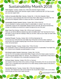 Sustainability Month