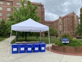 Chuck it for Charity Tent