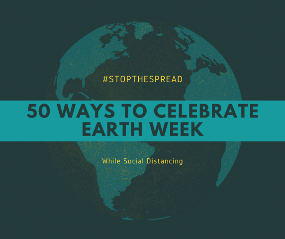 50 ways to celebrate earth week while social distancing