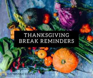 Thanksgiving Break Reminders