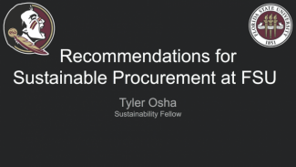 Tyler Osha Fellows project